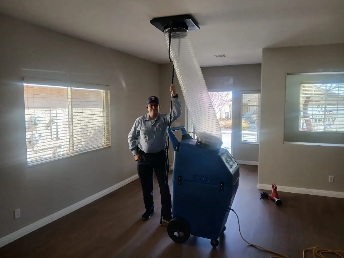 Professional Dryer Vent Cleaning work inside a Isanti home